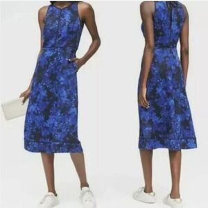 Banana Republic Elegant Blue Floral Women's Dress 6